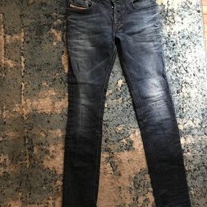 DIESEL men's stretch Sleenker skinny jeans W26 L30
